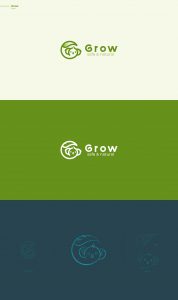 Koala - Grow logo - Sketch & ideas logo