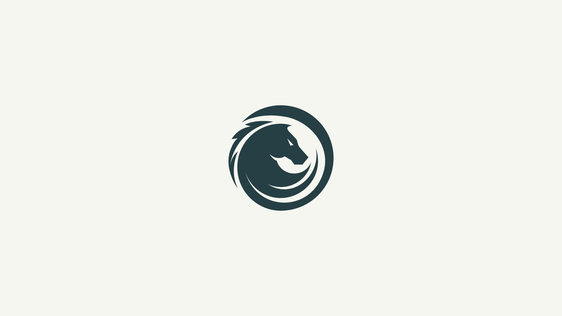 Horse & Shield Logo Design - Simplified