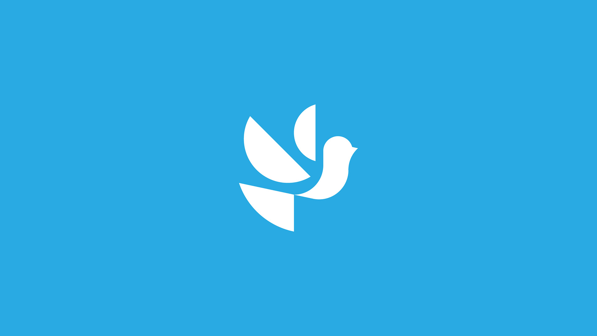 Minimalist bird logo by DAINOGO